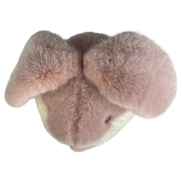 1985 Connie Cottontail Plush Bunny Rabbit 12” Pink Stuffed Animal Polka Dot Bow - Picture 8 of 10